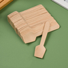 Disposable Square Spoon Tasting Wood Pointed Spoon Ice Cream Spoon