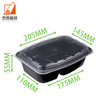China Supplier 2 Compartments 36 Ounce Meal Prepping With Lids to Go Container
