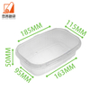 Food Storage Containers Disposable Plastic Bento Lunch Boxes Take Out Meal Prep Containers With Lids