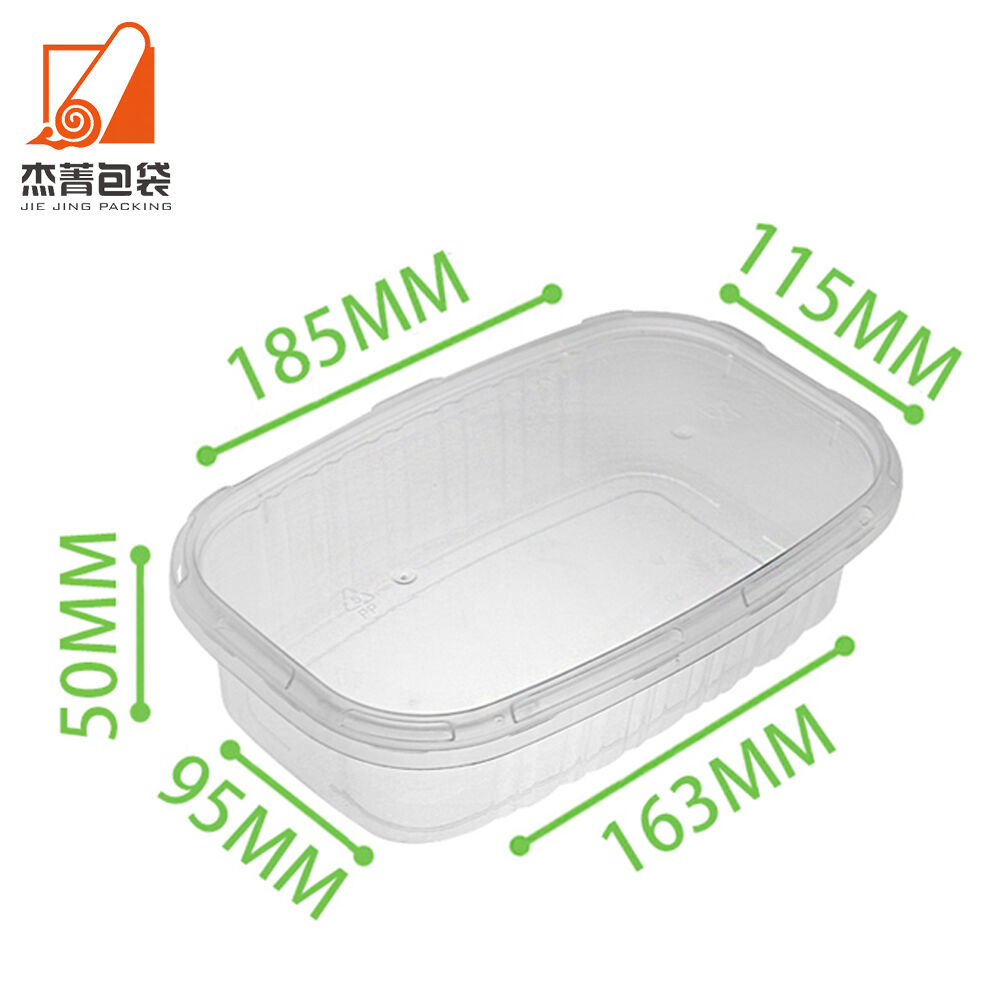 Food Storage Containers Disposable Plastic Bento Lunch Boxes Take Out Meal Prep Containers With Lids