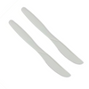 Eco Friendly Disposable Knife Flatware Sets Cornstarch Knife Fork And Spoon Food Grade Cornstarch Cutlery