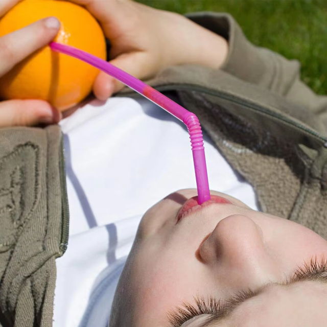 Wholesale straws for children Eco Friendly Disposable PLA Cpla Drinking Food Grade flexible bamboo Straws For Fruit juice