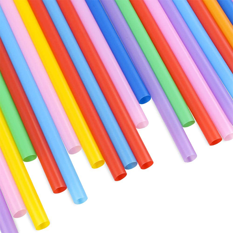 Custom PLA 100% Biodegradable Eco-Friendly Drinking Straws Personalized 8mm Plastic Straws