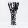 Wholesale Eco-Friendly Disposable Striped Paper Bamboo PLA Straws Biodegradable Bar & Wedding Party Supplies with Free Sample