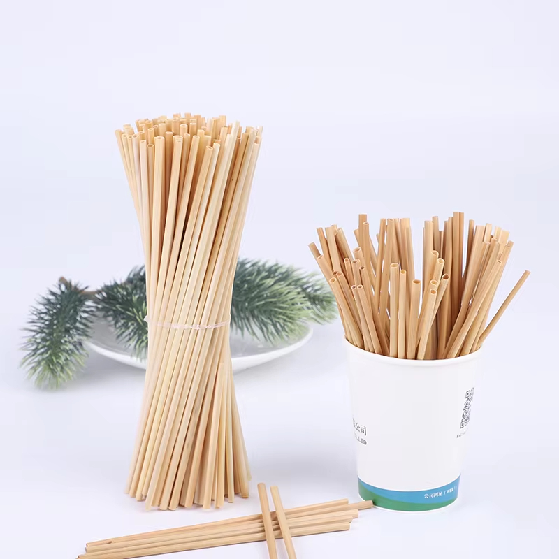 Grass Straw Eco Friendly Degradable Disposable 100% Nature Hay Wheat Drinking Straws