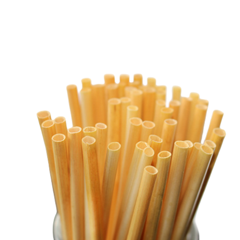 New eco friendly 100% biodegradable disposable wheat tube straw custom individually wrapped organic wheat drinking straws
