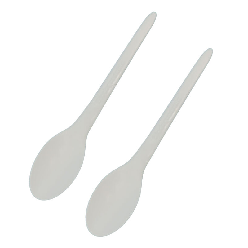 China Wholesale Customized Biodegradable White Eco-friendly Tableware Disposable Spoon