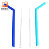 Factory direct color environmental protection straw food grade silicone beverage wine straw