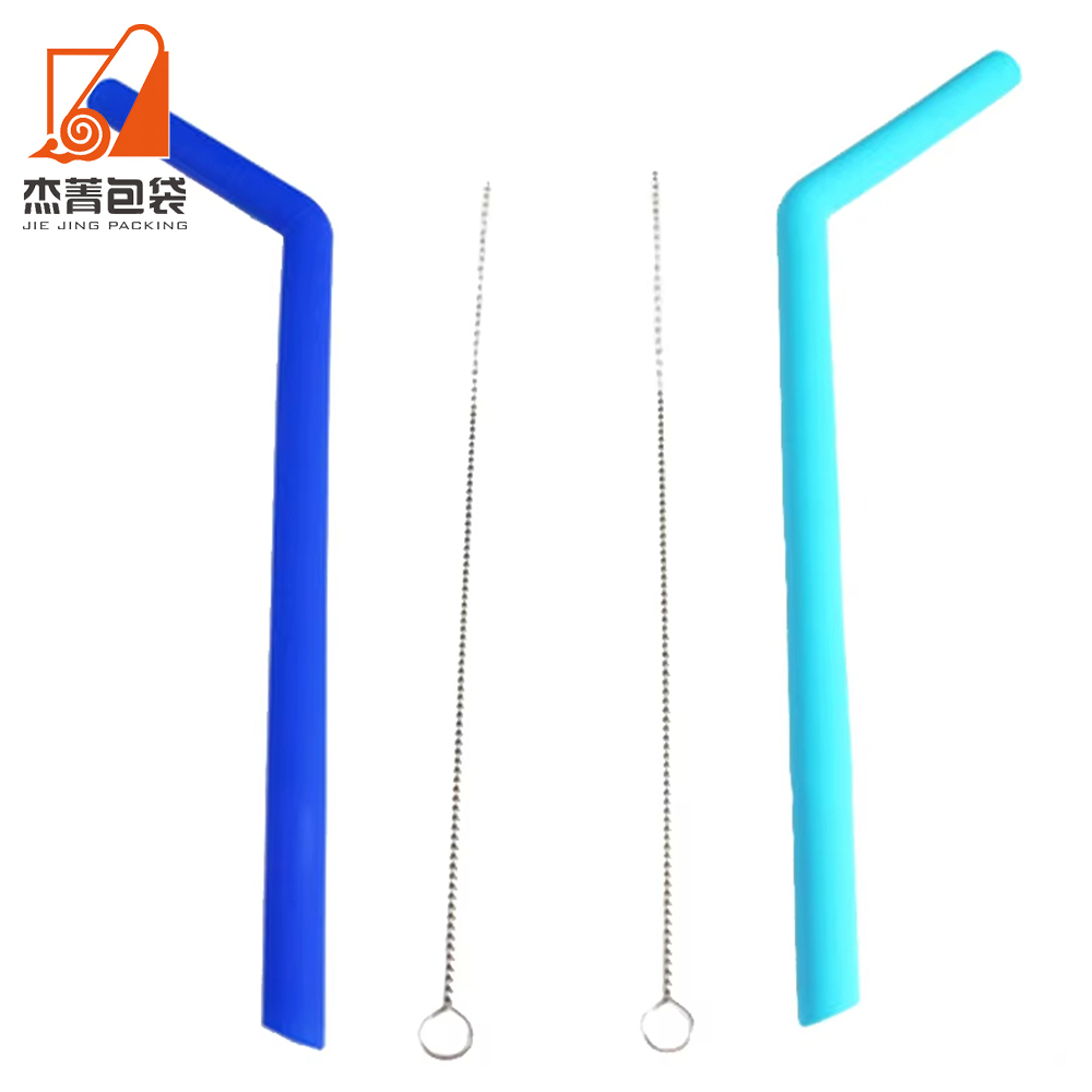 Factory direct color environmental protection straw food grade silicone beverage wine straw