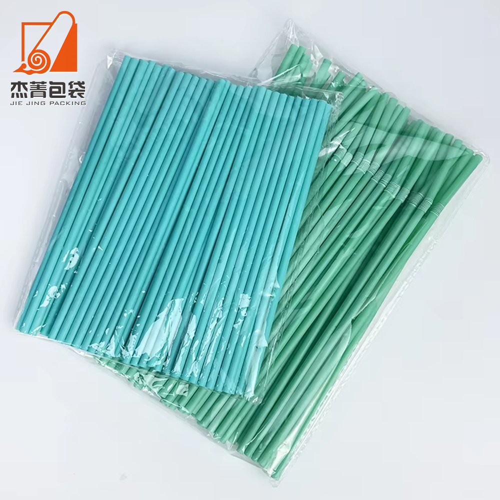 Bulk Wholesale 100% Biodegradable Disposable Drinking Straw PLA Straight Bendable Individual Wrapped Straws for Bar Accessories