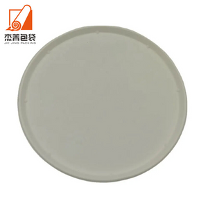 12inch Biodegradable round pizza plates Disposable sugarcane fiber bagasse pulp paper tray For Pie Cookie Pizza Cake