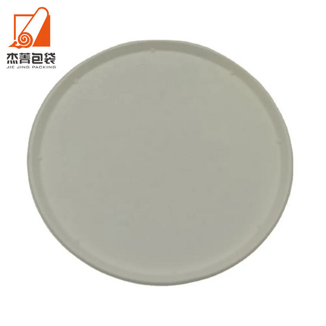 12inch Biodegradable round pizza plates Disposable sugarcane fiber bagasse pulp paper tray For Pie Cookie Pizza Cake