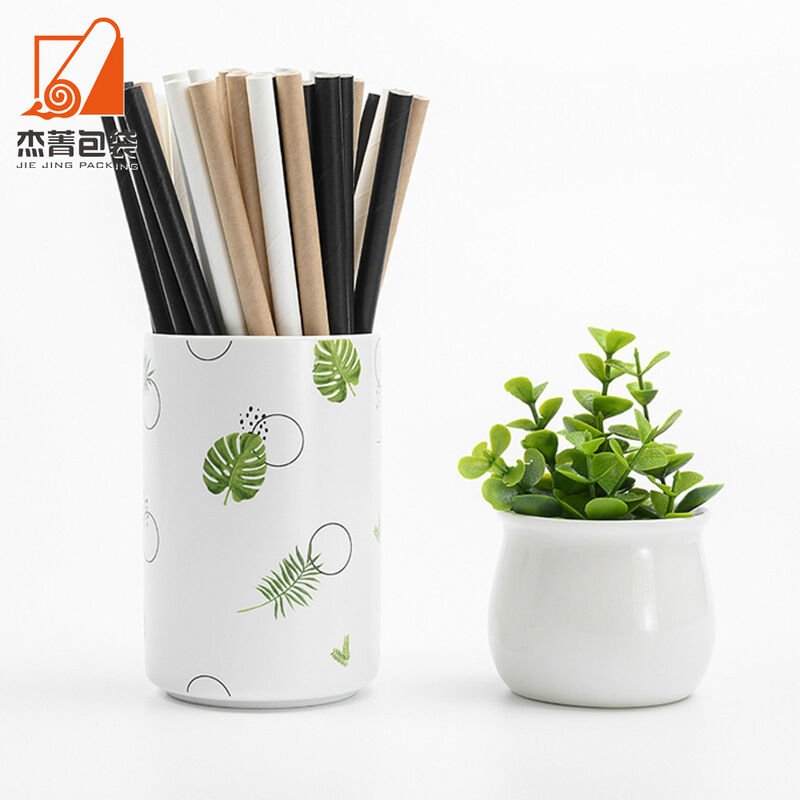 Best selling Paper straw Creative custom colored disposable drink paper straws