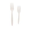 Wholesale Convenient Environment Friendly Corn Starch 8 Inch Disposable Takeaway Fork With Good Quality Tableware