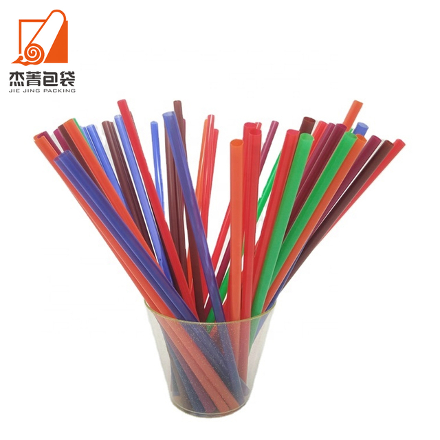 Disposable PLA Drinking Straws Compostable Plant Based Smoothie Beverage Customized PLA Biodegradable PLA Customized Straws