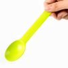 Custom disposable ice cream frozen yogurt dessert scoop biodegradable multi-color plastic