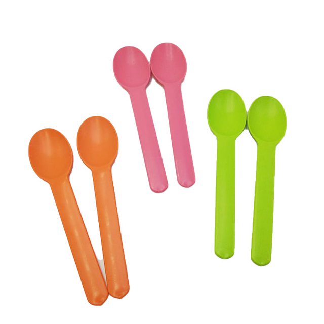 Biodegradable ice cream tasting scoop Ice cream yogurt scoop Disposable dessert spoon