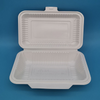 Bio-Based 6.5 Inch Takeaway Biodegradable Cornstarch Catering Lunch Food To Go Box Container Disposable Food Takeaway Packaging