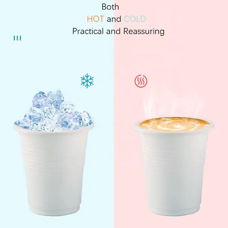 Customized 1000pcs corn starch 12oz 340ml hot and cold beverage biodegradable disposable corn starch coffee cup