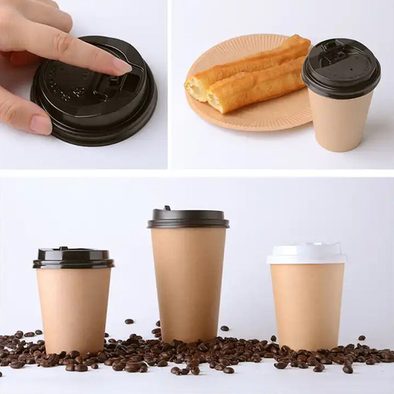 Paper Coffee Cups High Quality Disposable Eco Friendly Biodegradable Paper Cup