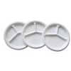 Restaurant Disposable 10 Inch 3 Compartment Biodegradable Food Plates For Sale
