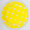 Supplier's promotional price Disposable paper plate Environmentally friendly wave point printing disposable paper plate