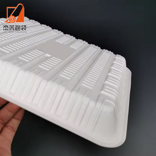 Factory price Disposable corn starch Biodegradable square tray, Biodegradable Disposable Starch Plate for fresh fruits