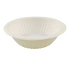 Disposable environmentally friendly 200ml striped salad bowl Cornstarch round takeaway food packaging rice soup noodles dip bowl