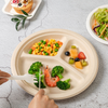 Disposable tray Eco-friendly restaurant Microwave dish Biodegradable paper plate