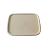 High quality Biodegradable rectangular style bagasse Sugarane meal box disposable bagasse pulp box for food