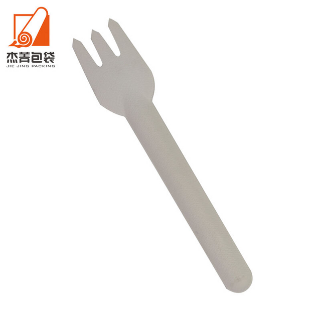 Eco-friendly disposable Baggasse cutlery set disposable Baggasse forks