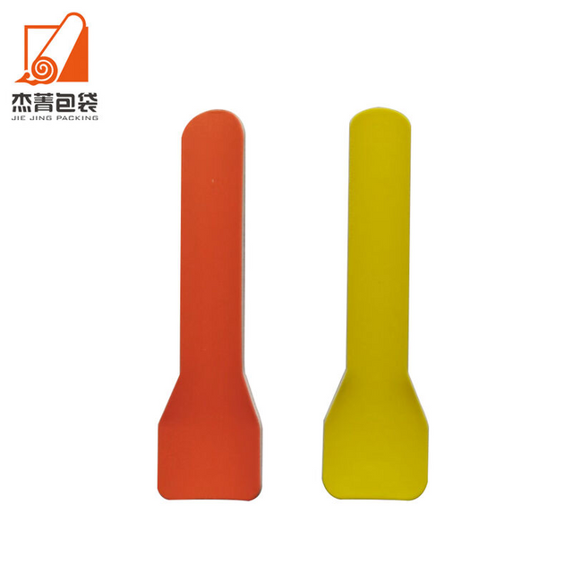 Sustainable Rainbow Disposable Paper Tableware: Colorful Assorted Cake Dessert Spoons Ice Cream Spoons