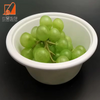 Disposable biodegradable eco-friendly cornstarch salad bowl meets with lid eco-bowl