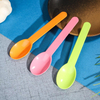 Eco-friendly disposable yogurt scoop Colorful biodegradable cornstarch scoop