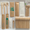 Disposable Wooden Cutlery Wooden Ice Cream Spoon Biodegradable Wood Knife Fork Spoon