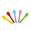 Compostable Individually Wrapped Cutlery Disposable Small Spoon PLA Colorful Ice Cream Tasting Spoons for Party