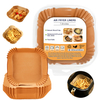 Reusable Non Stick Collapsible 50pcs 9 Inch 6.3inch Ce Burden 100 Pcs Disposable Paper square Silicone air Fryer Liners