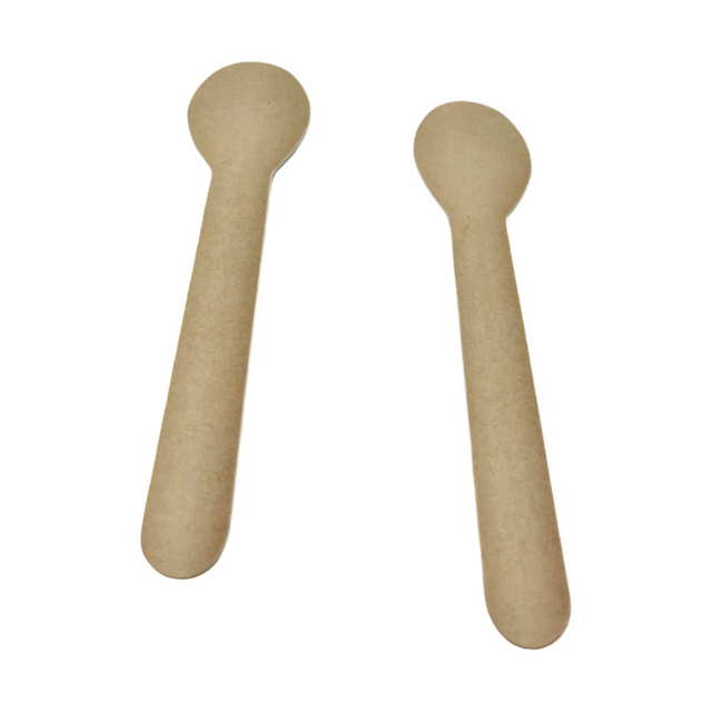Eco Friendly BPI 100% Compostable Paper Cutlery Paper Spoon