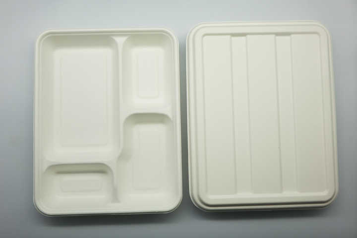 Factory Wholesale 100% Biodegradable Ecofriendly Lightweight Biodegradable Bagasse Paper Plate Food Trays