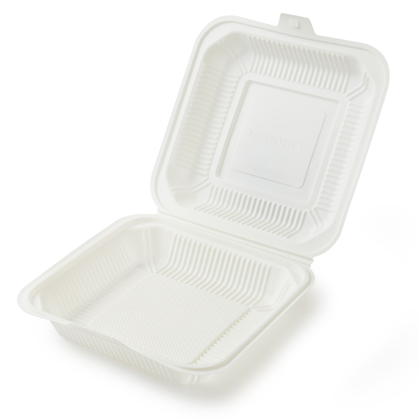 Bestseller To Go Container Lebensmittel Einweg biologisch abbaubarer 3-Fach-Lunchbox-Behälter