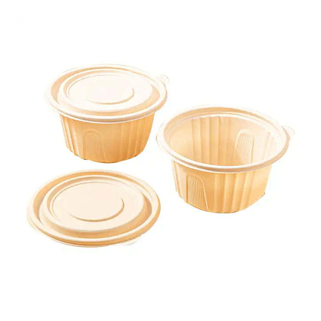 Certificated Biodegradable Plastic Box Food Container Usa Europe Standard Clamshell Takeaway Box 9*5 Inch Bento Conta