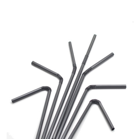 Biopoly 100% Biodegradable Compostable Plastic Pla Red Straight Straws Food Grade