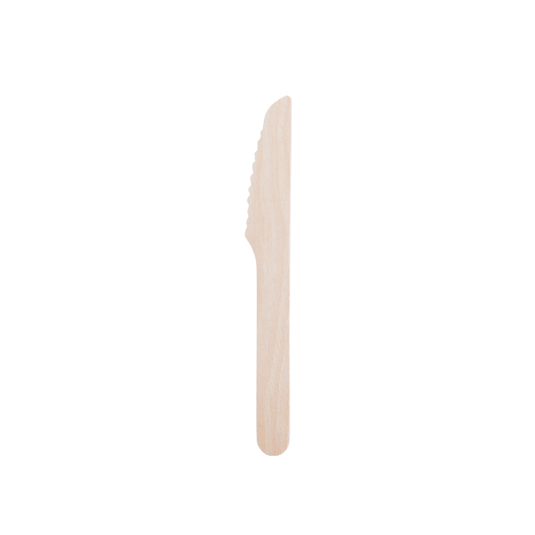 Compostable Portable Birch Wood Cutlery Set Wooden Spoon Knives Fork for Restaurants Food Serving