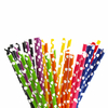Biodegradable Colorful Hot Selling Drinking Paper Biodegradable Paper Straws for Party