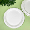  compostable Bagasse China Manufacturer's Cheap Disposable Wedding Dish round plate