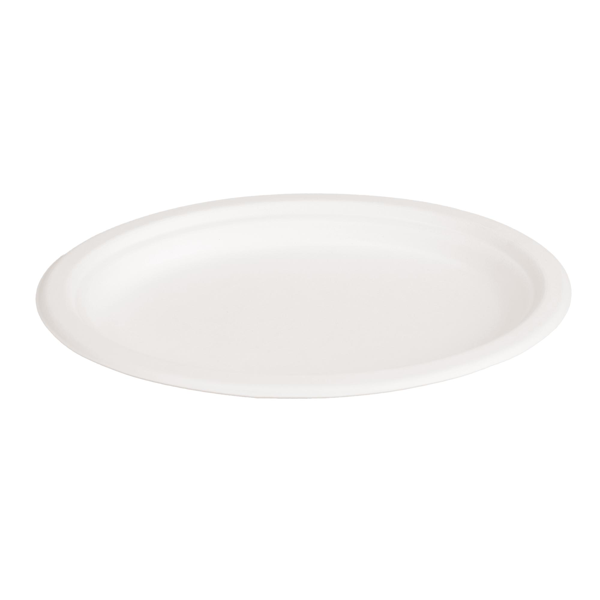  Home Compostable Sugarcane Round Bagasse Plate with Compartments