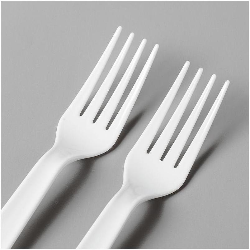 Wholesale Disposable Plastic Cutlery and Tableware Low Price with Handle Hot Sale for Kitchen Wedding & Easter Tableware