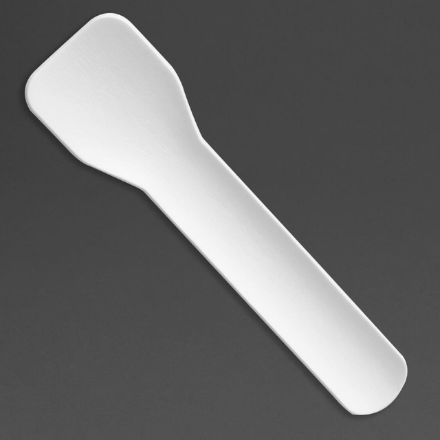 Wholesale New Paper Spoons Individually Wrapped Disposable Paper Ice Cream Spoon