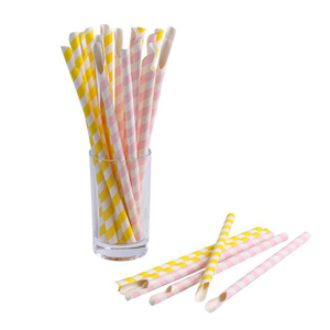 Wholesales Spoon Straws Kitchen Stirring Coffee Biodegradable Spoon Paper Straws