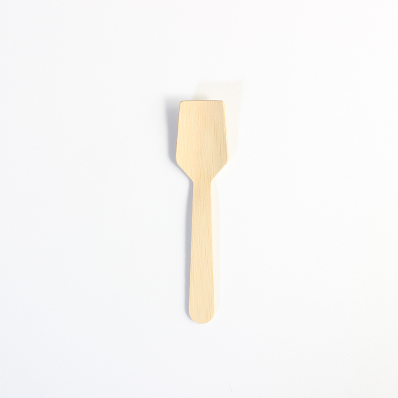 Customizable Biodegradable and Compostable Wooden Ice Cream Spoon for Gelato